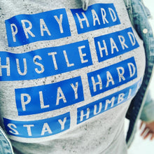 Load image into Gallery viewer, *(FC) Pray Hard Hustle Hard Hoodie (unisex)
