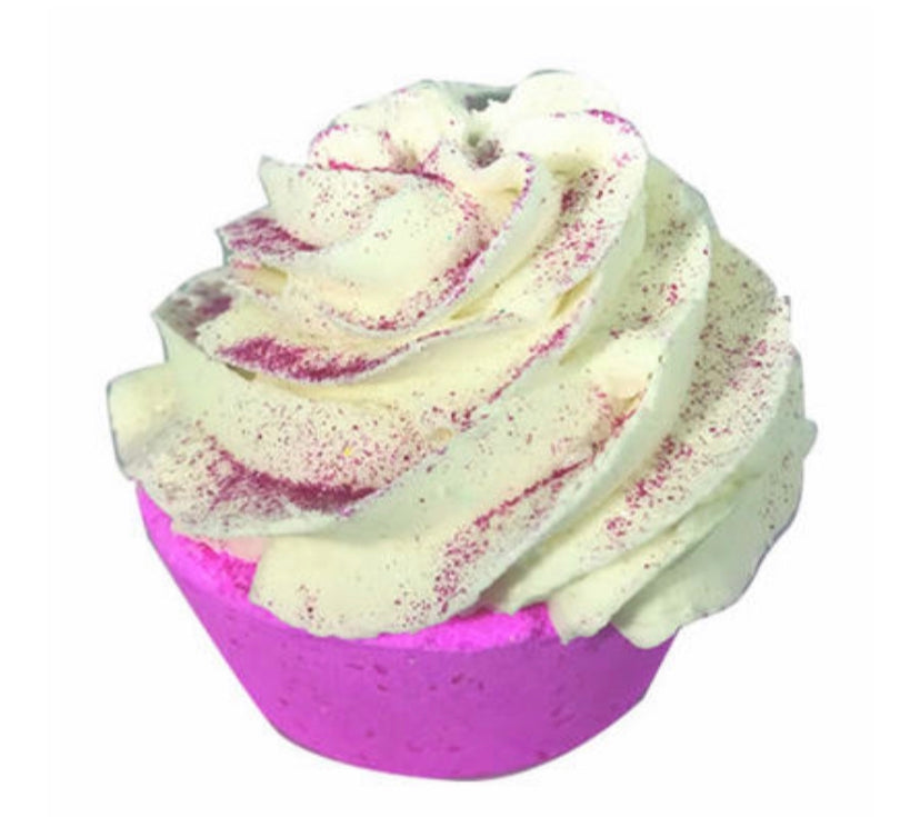 Sahar's Sweetz Strawberry Cream Cupcake Bath Bomb 5oz ( not edible)