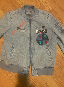 MMA -Retro Acid Wash Patch Jacket 1